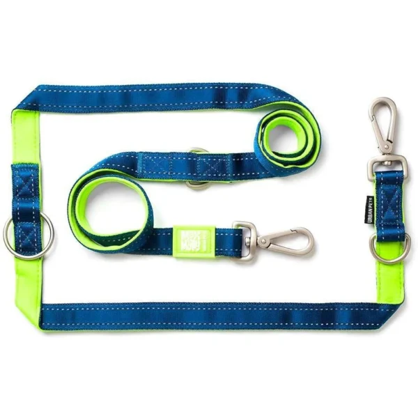 Повідець для собак Multi-Function Leash - Matrix Lime Green/M
