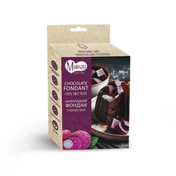 Mavsy - FD duck+purple sweet potato, 50g/Mavsy, Шоколадний фондан з фіолетового батату, 50г. Mavsy - FD duck+purple sweet potato, 50g/Mavsy, Шоколадний фондан з фіолетового батату, 50г.
