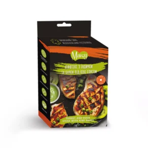 Mavsy - Turkey duck round chip with kiwi, 100g/Mavsy, Біфштекс з індички та качки під ківі соусом,100г.