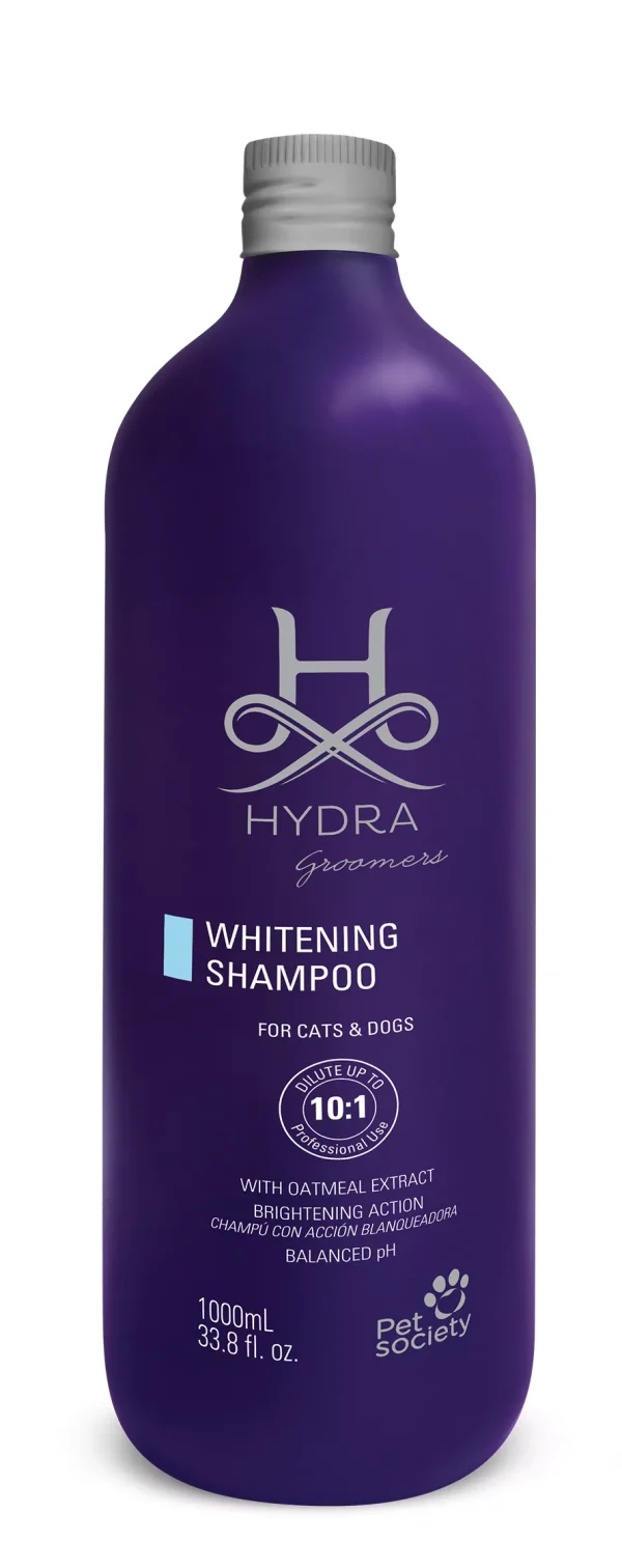 Hydra GROOMERS Whitening Shampoo — Відбілюючий шампунь для собак та котів 1 л Hydra GROOMERS Whitening Shampoo — Відбілюючий шампунь для собак та котів 1 л