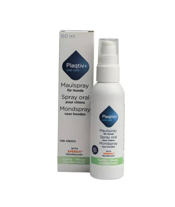 Спрей для догляду за ротовою порожниною собак Plaqtiv+ Oral Spray 60 мл Спрей для догляду за ротовою порожниною собак Plaqtiv+ Oral Spray 60 мл