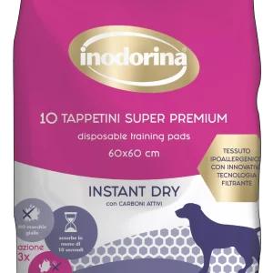 Inodorina Tap Instant Dry 10pz 60X60/ Інодорина швидкопоглинаючі пелюшки з активованим вуглем для собак 10 шт 60х60 Inodorina Tap Instant Dry 10pz 60X60/ Інодорина швидкопоглинаючі пелюшки з активованим вуглем для собак 10 шт 60х60