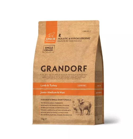 GD Dog Junior Lamb & Turkey 3 кг/ Грандорф ягня та індичка для юніорів 3 кг GD Dog Junior Lamb & Turkey 3 кг/ Грандорф ягня та індичка для юніорів 3 кг