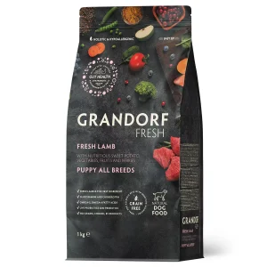 GD FRESH PUPPIES LAMB & SWEET POTATO 1 KG/Грандорф фреш ягня та батат для цуценят усіх порід, 1 кг GD FRESH PUPPIES LAMB & SWEET POTATO 1 KG/Грандорф фреш ягня та батат для цуценят усіх порід, 1 кг