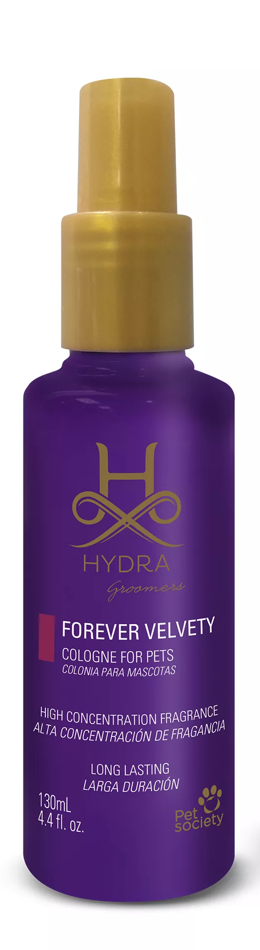 Hydra GROOMERS Cologne Forever Velvety — Парфуми для собак та котів з квітково-фруктовим ароматом із нотами Ягоди Годжі, Гранат, Гібіскус, Боби Тонка
