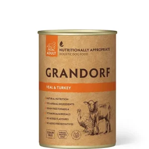 GD-Dog — Veal & Turkey — Adult — 400g / Грандорф вологий корм для собак з телятиною та індичкою 400 г GD-Dog — Veal & Turkey — Adult — 400g / Грандорф вологий корм для собак з телятиною та індичкою 400 г