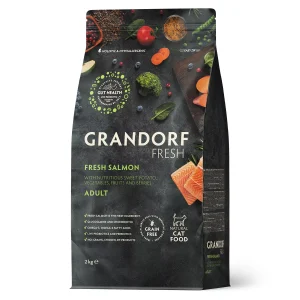 GD FRESH ADULT CAT SALMON & SWEET POTATO 2 KG/ Грандорф фреш лосось та батат для дорослих котів, 2 кг GD FRESH ADULT CAT SALMON & SWEET POTATO 2 KG/ Грандорф фреш лосось та батат для дорослих котів, 2 кг