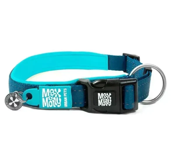 Нашийник для собак блакитний Матрікс Smart ID Collar — Matrix Sky Blue/М Нашийник для собак блакитний Матрікс Smart ID Collar — Matrix Sky Blue/М