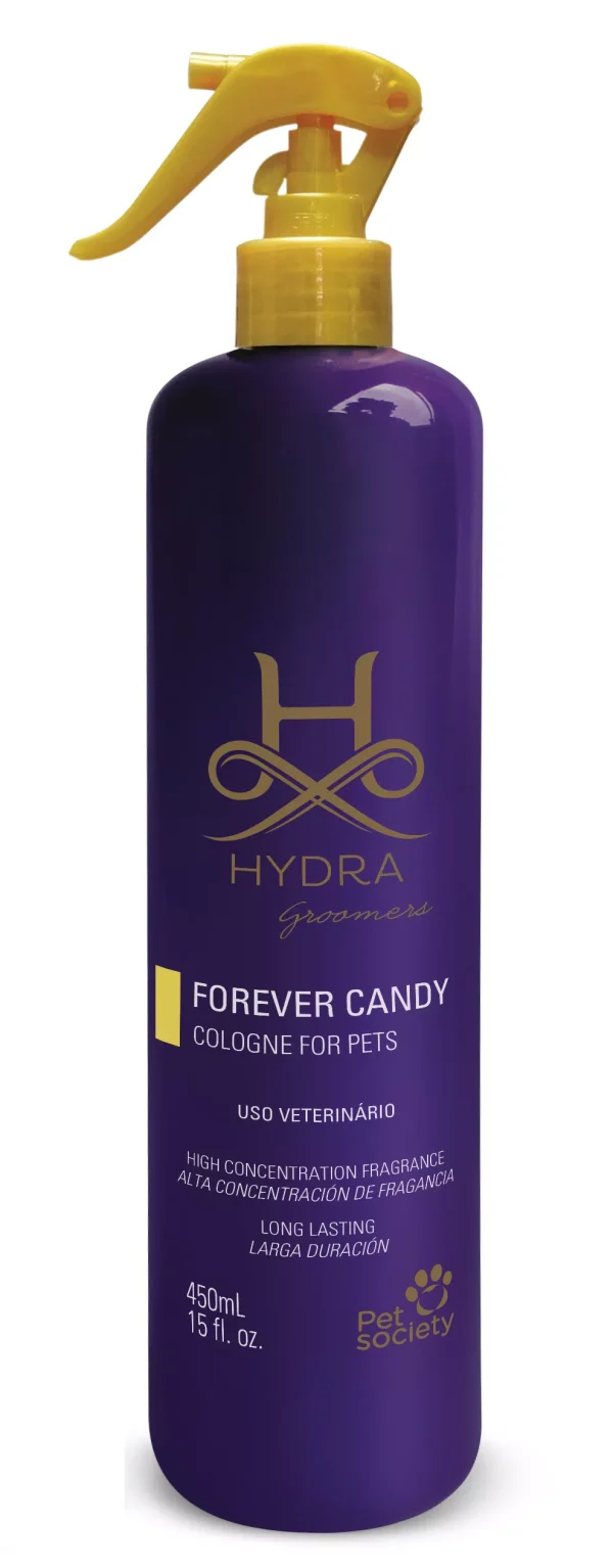 Hydra GROOMERS Cologne Forever Candy — Парфуми для собак та котів з фруктово-квітковим ароматом із нотами Бергамот, Жасмін, Фіалка та Кедр 450 мл