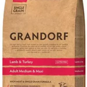 GD Dog Medium & Maxi Lamb & Turkey 10 кг/ Грандорф ягня та індичка для середніх та крупних порід 10 кг GD Dog Medium & Maxi Lamb & Turkey 10 кг/ Грандорф ягня та індичка для середніх та крупних порід 10 кг