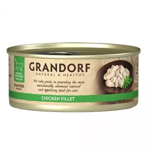 GD-Cat — Chicken Breast -70g / Grandorf вологий корм для котів,куряча грудка, 70г,