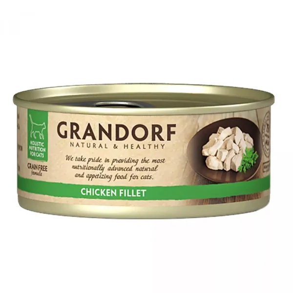 GD-Cat — Chicken Breast -70g / Grandorf вологий корм для котів,куряча грудка, 70г, GD-Cat — Chicken Breast -70g / Grandorf вологий корм для котів,куряча грудка, 70г,