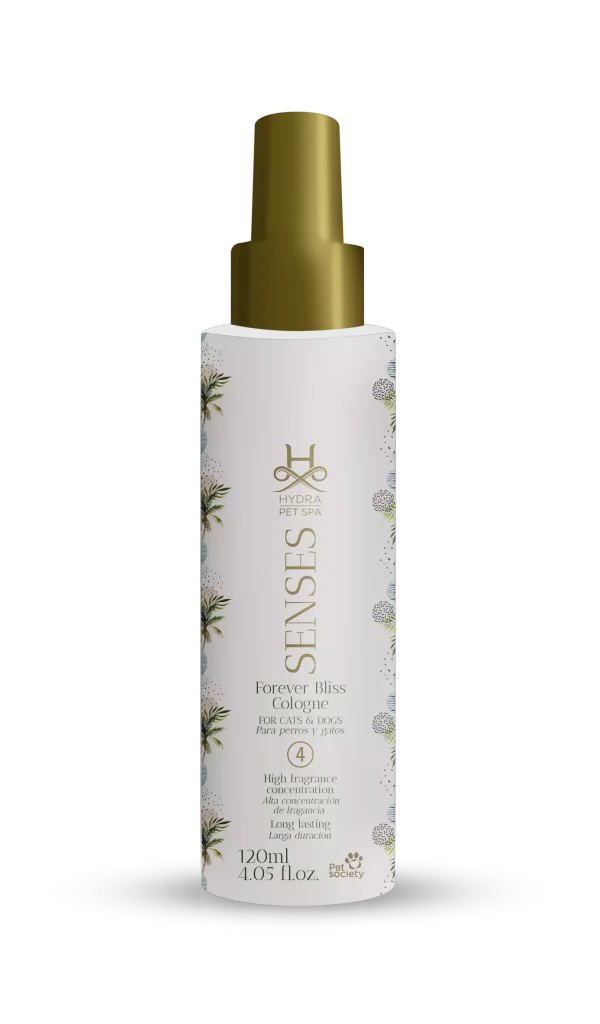 Hydra Pet Spa Senses Cologne Bliss — Парфуми для собак та котів з солодним ароматом із нотами Кокос, Орхідея, Праліне, Білий янтарь 120 мл Hydra Pet Spa Senses Cologne Bliss — Парфуми для собак та котів з солодним ароматом із нотами Кокос, Орхідея, Праліне, Білий янтарь 120 мл