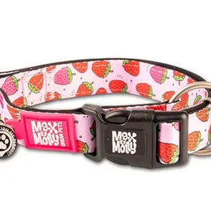 Нашийник для собак Полуниця Smart ID Collar — Strawberry Dream/M Нашийник для собак Полуниця Smart ID Collar — Strawberry Dream/M