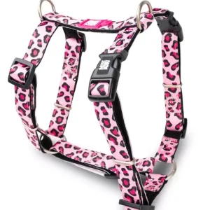 Шлея для собак рожевий леопард- H-Harness — Leopard Pink S Шлея для собак рожевий леопард- H-Harness — Leopard Pink S