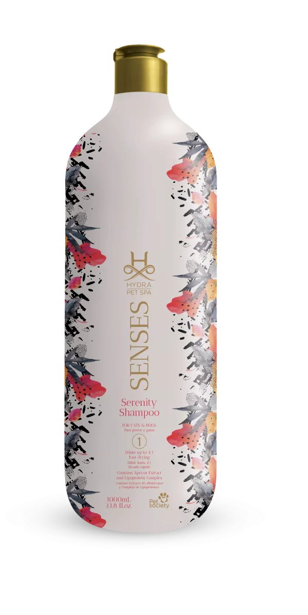 Hydra Pet Spa Senses Shampoo Serenity — Шампунь для інтенсивного зміцнення, відновлення шкіри та шерсті тварин 1 л Hydra Pet Spa Senses Shampoo Serenity — Шампунь для інтенсивного зміцнення, відновлення шкіри та шерсті тварин 1 л