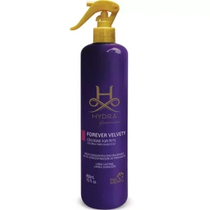 Hydra GROOMERS Cologne Forever Velvety — Парфуми для собак та котів з квітково-фруктовим ароматом із нотами Ягоди Годжі, Гранат,Боби Тонка 450 мл