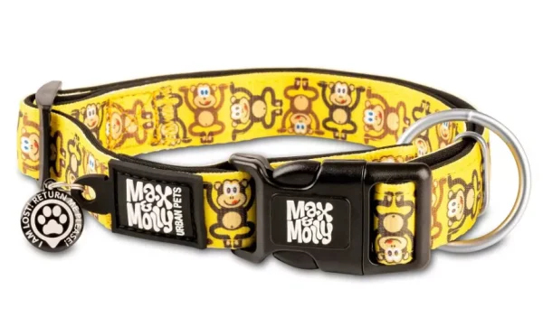 Нашийник для собак Мавпенята Smart ID Collar — Monkey Maniac/S