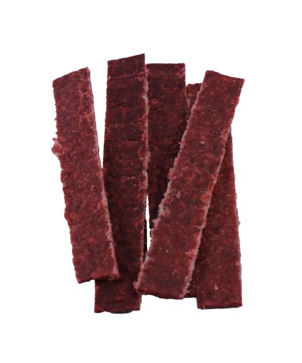 Ласощі для собак LOVE DOG Jerky Strips - рибні полоски ЛОСОСЬ 80 г