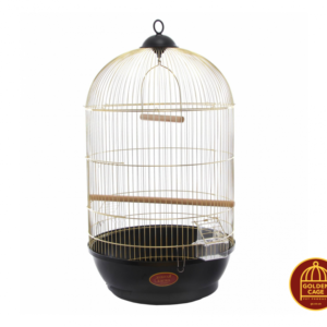 Клітка для малих та середніх птахів, кругла GOLDEN CAGE, 330 (DIVA) "золото" Клітка для малих та середніх птахів, кругла GOLDEN CAGE, 330 (DIVA) "золото"