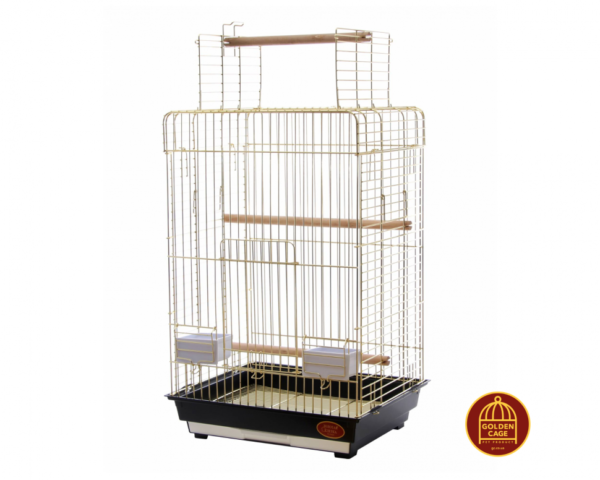 Клітка для середніх та великих птахів GOLDEN CAGE, 830A OPENTOP GOLD "золото"