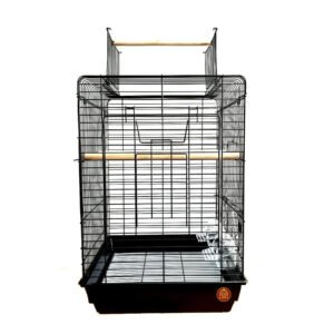 Клітка для середніх птахів GOLDEN CAGE, 1901 OPENTOP емаль чорна Клітка для середніх птахів GOLDEN CAGE, 1901 OPENTOP емаль чорна